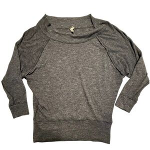 We The Free People Oversized Sweater Gray Size Large Cottagecore